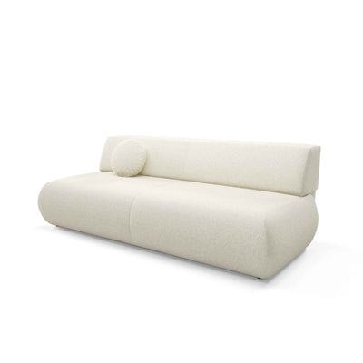 Sofa Puentro, kanapa z funkcją spania 140x200 z pojemnikiem w stylu nowoczesnym – widok pod kątem | Pillovely
