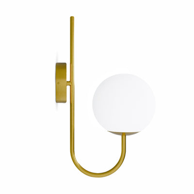 Orbitella Wall Lamp with Spherical Shade, Modern Style – photo 3