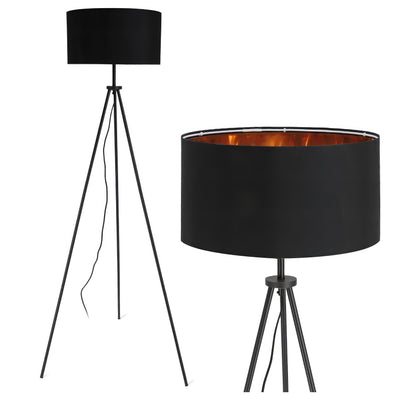 Lampa Aureno podłogowa na trójnogu z abażurem w stylu eleganckim – zdjęcie 4