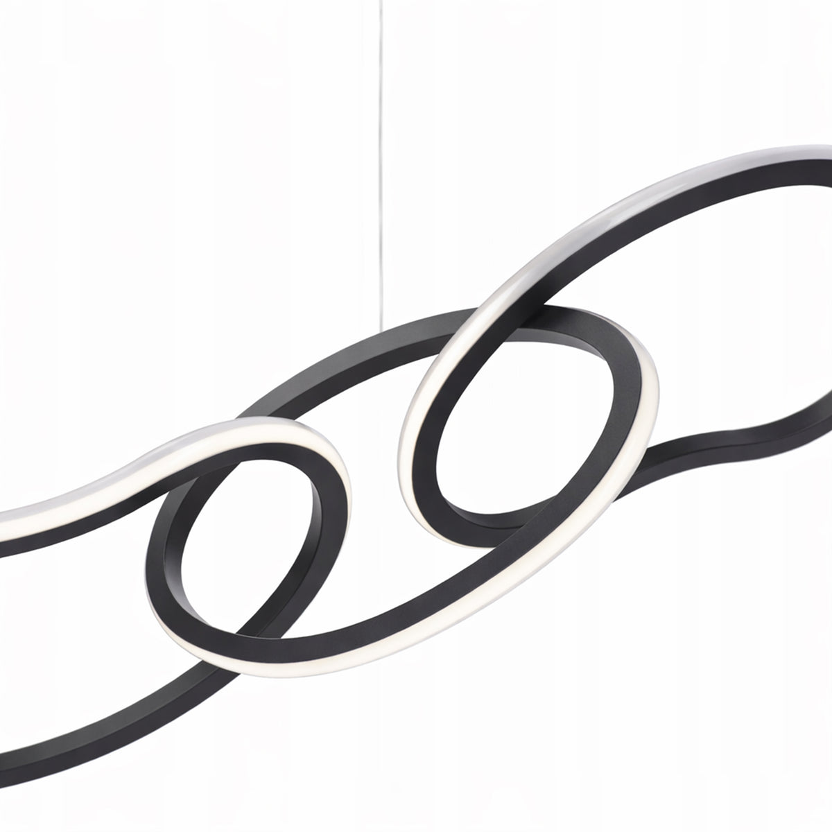 Katena LED Pendant Lamp with Wave-shaped Construction, Modern Style – photo 3