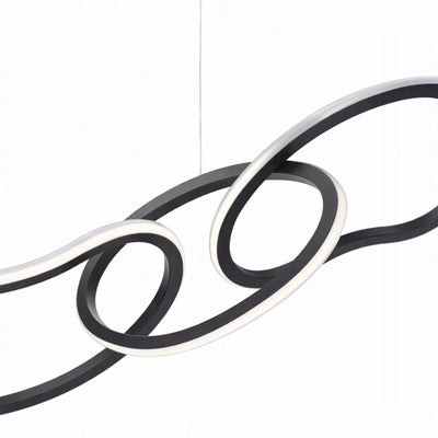 Katena LED Pendant Lamp with Wave-shaped Construction, Modern Style – photo 3
