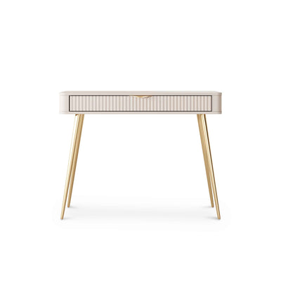 Laanti Dressing Table with Drawer 100x78 cm, Modern Style – front view