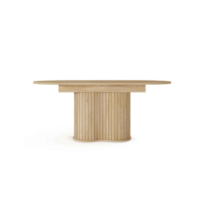 Llovia Extendable Dining Table 180–220x76 cm, Modern Style – front view