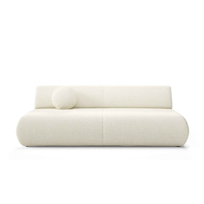 Sofa Puentro z funkcją spania 140x200 z pojemnikiem w stylu nowoczesnym – widok z przodu