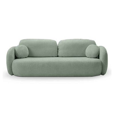 Sofa Olemo z funkcją spania 142x200 w stylu nowoczesnym, tkanina Abriamo – widok z przodu