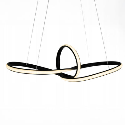 Loopra LED Pendant Lamp with Geometric Sculptural Form, Modern Style – photo 3