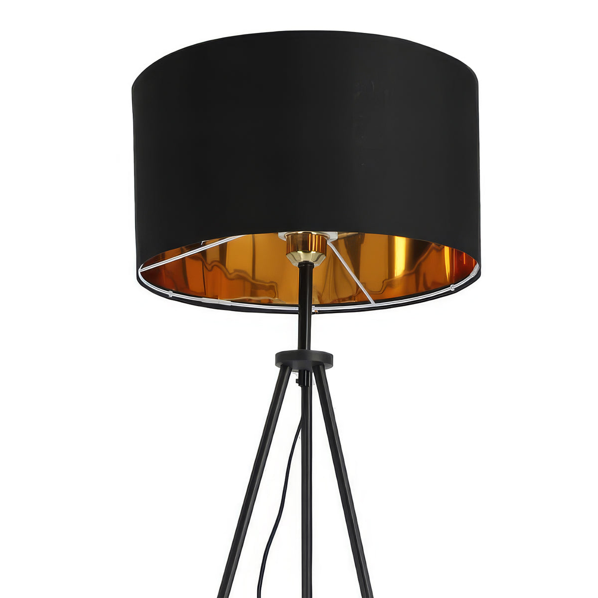 Lampa Aureno podłogowa na trójnogu z abażurem w stylu eleganckim – zdjęcie 5