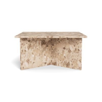 Stolik kawowy Plaris 90x42 w stylu eleganckim – widok z boku
