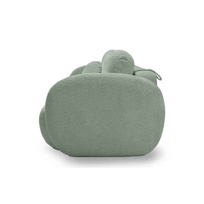 Sofa Olemo z funkcją spania 142x200 w stylu nowoczesnym, tkanina Abriamo – widok z boku