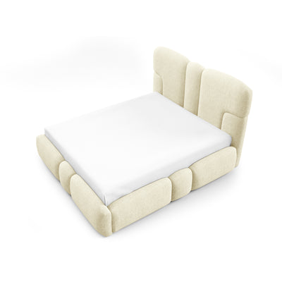 Puffra Upholstered Ottoman Bed with Storage, Various Sizes in Soft Style – photo 4