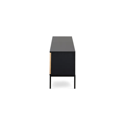 Szafka RTV Lampy pod telewizor 154x56 w stylu nowoczesnym – widok z boku