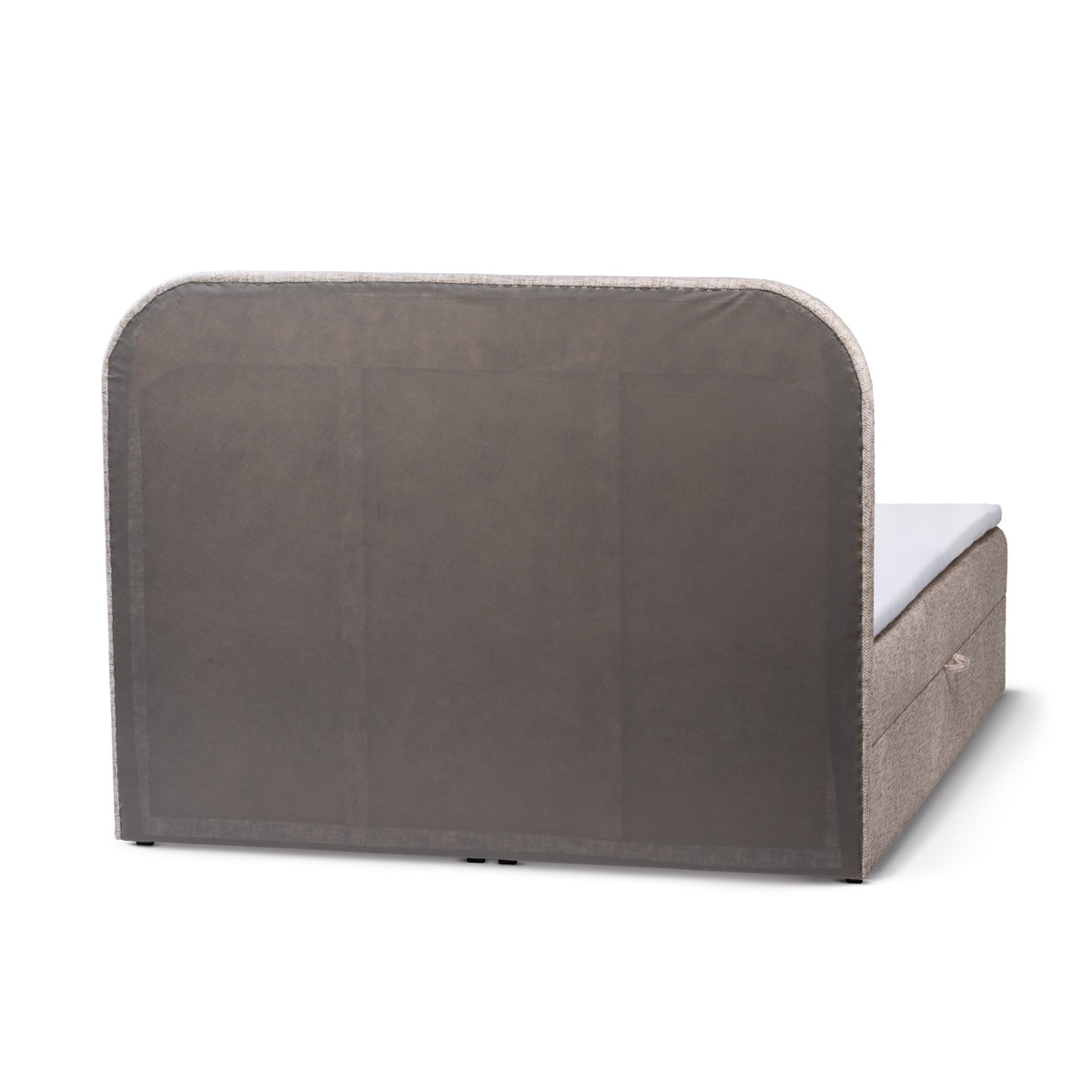 Gory Continental Divan Bed with Storage, Minimalist Style – back view
