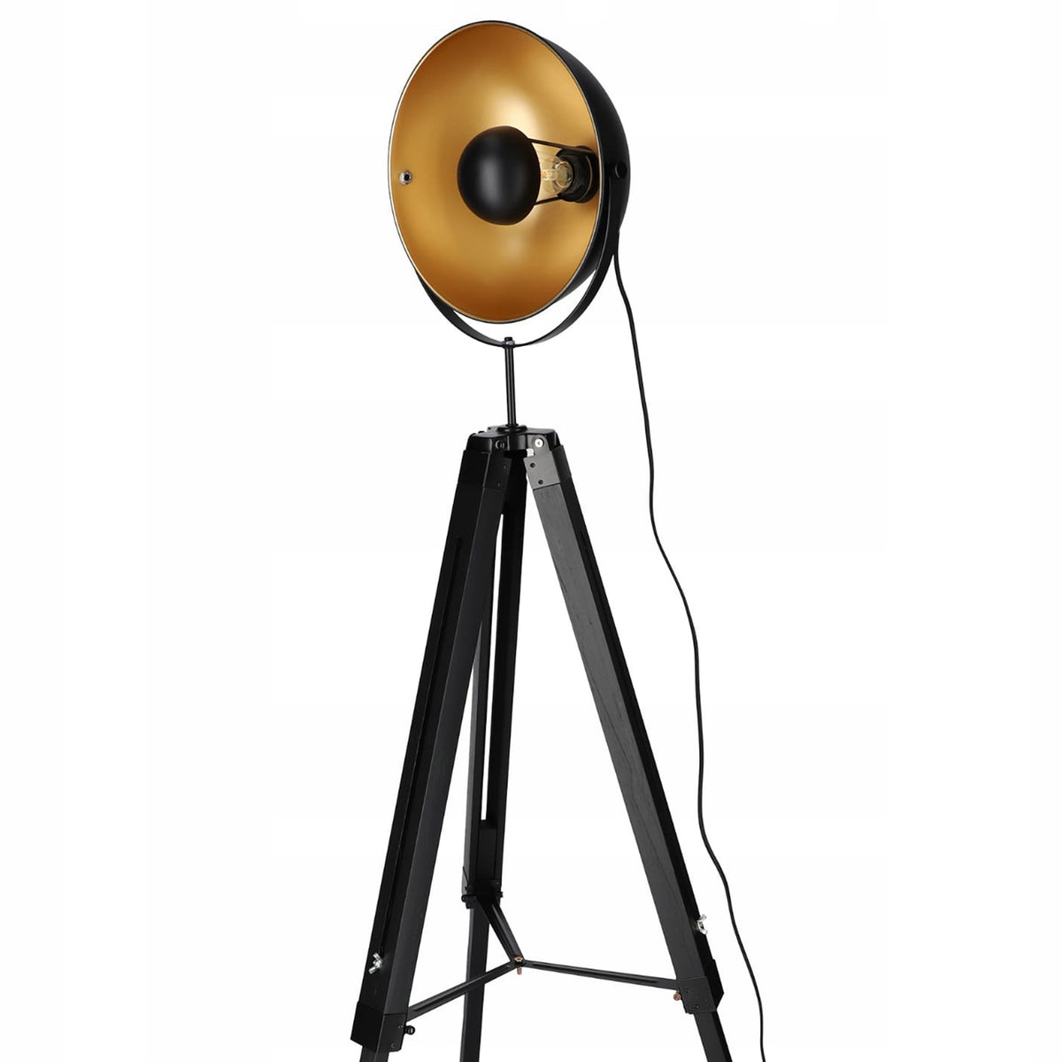 Reflecto Floor Spotlight Lamp on Tripod, Retro Style – photo 6