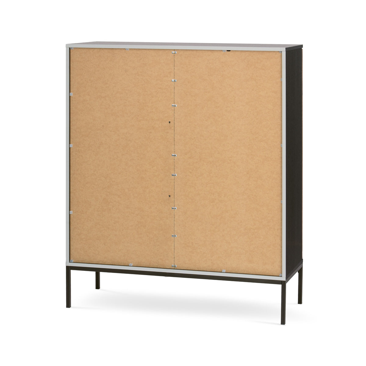 Komoda Lampy z drzwiami i szufladą 104x126 w stylu loft – widok z boku