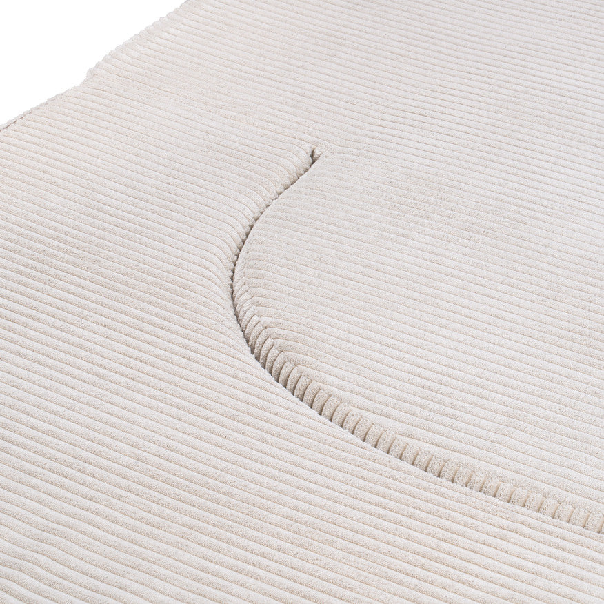 Kamelia Freestanding Foam Sofa Bed 200 cm, Japandi Style – close-up of details and texture
