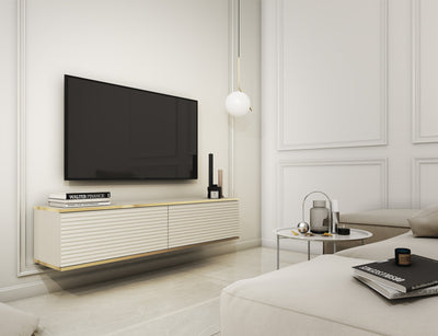 Szafka RTV Meva 135x30 w stylu nowoczesnym – zdjęcie 6