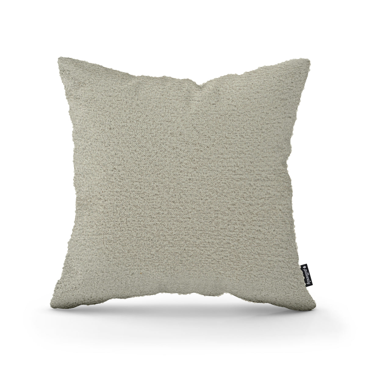 Poduszka dekoracyjna 45×45 cm w stylu scandi i japandi, tkanina Coral | Baranek Piaskowy Taupe (CORAL 65)
