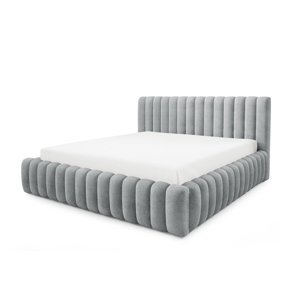 Łóżko tapicerowane Pastel z pojemnikiem w stylu modern soft, tkanina Coral – zdjęcie 8
