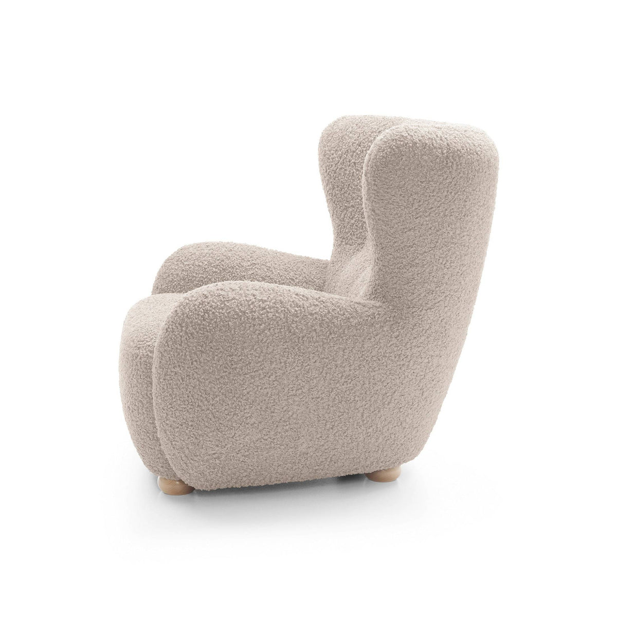 Fotel Tedi 88 cm do relaksu w stylu skandynawskim w tkaninie ROLF – zdjęcie 4