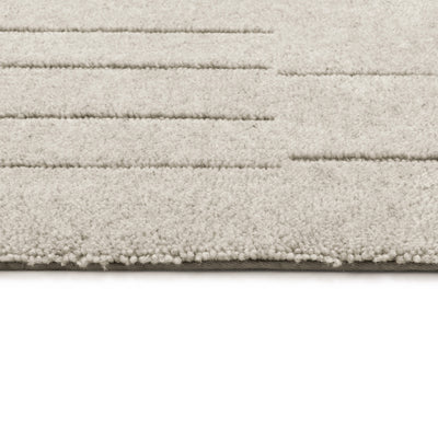 Linaro Wool Rug for the Living Room and Bedroom, Scandinavian Style, Powder Grey – photo 7