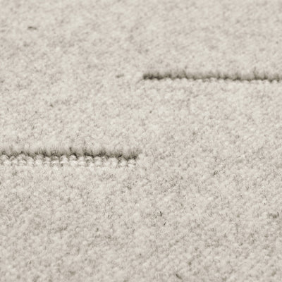 Linaro Wool Rug for the Living Room and Bedroom, Scandinavian Style, Powder Grey – photo 6