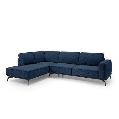 Narożnik Premium 293 cm w stylu nowoczesnym | Rosalia Lewostronna Nocny Lazur (ARAGON 79)