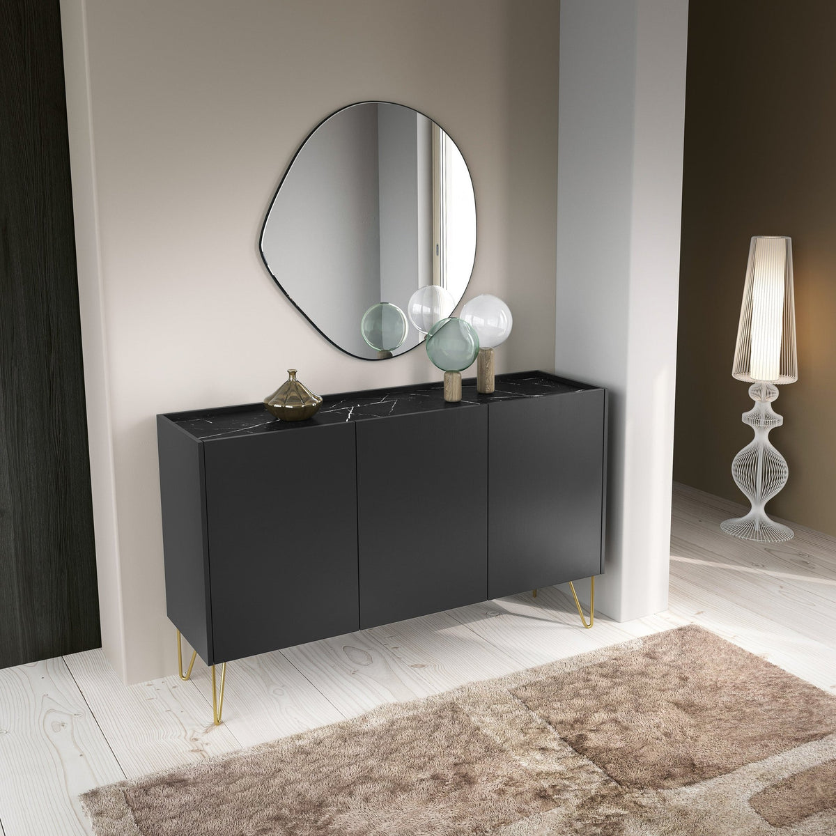 Komoda Ballada 144x83 w stylu glamour – zdjęcie 2