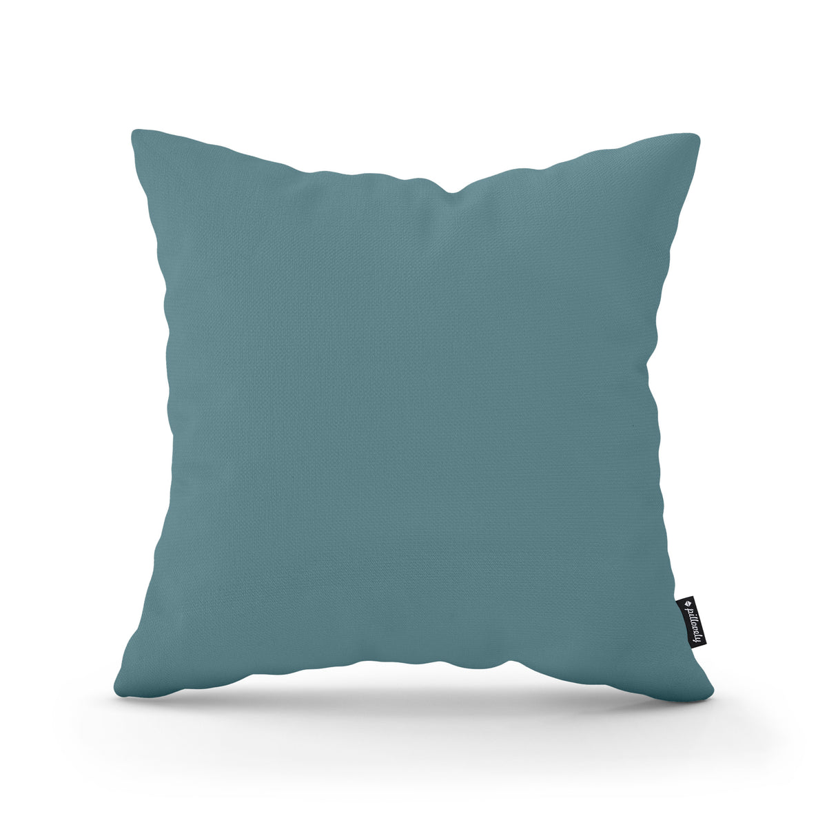 Poduszka dekoracyjna 45×45 cm w stylu minimalistycznym | Gładka Przydymiona Zieleń (KRONOS 26)