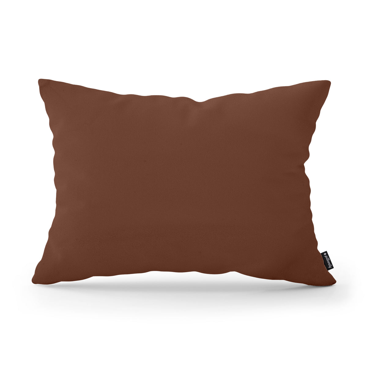 Poduszka dekoracyjna 40×55 cm w stylu modern i scandi, tkanina Kronos | Gładka Brązowa Sepia (KRONOS 28)