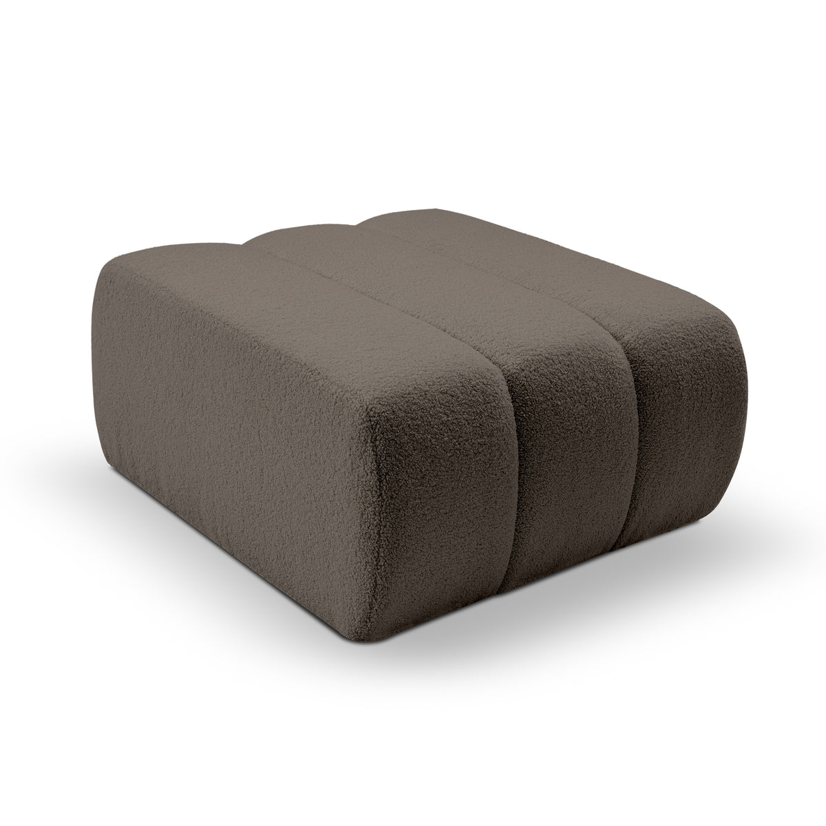 Baloa Relaxation Pouffe 82x41 cm, Organic Modern Style – Oak Shadow (LAMBI 03)
