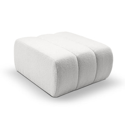 Baloa Relaxation Pouffe 82x41 cm, Organic Modern Style – Morning Mist (LAMBI 07)