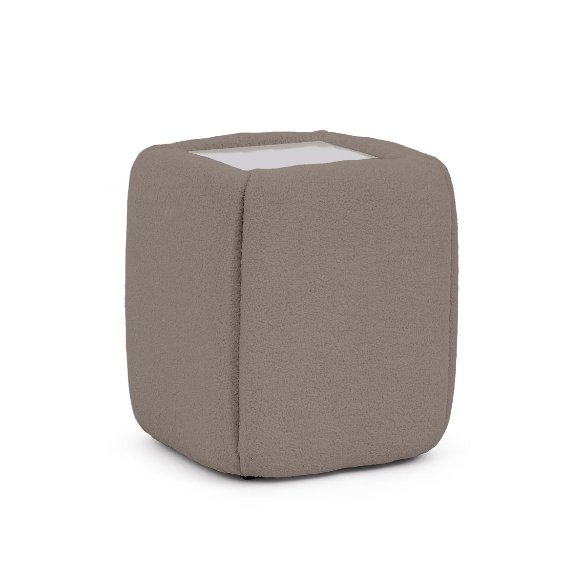 Stolik nocny 50x55 bez szuflad w stylu minimalistycznym | Neria Karmelowe Ziarno (LAMBI 10)