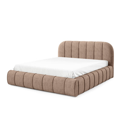 Apfella Upholstered Ottoman Bed with Storage, Modern Style – photo 13