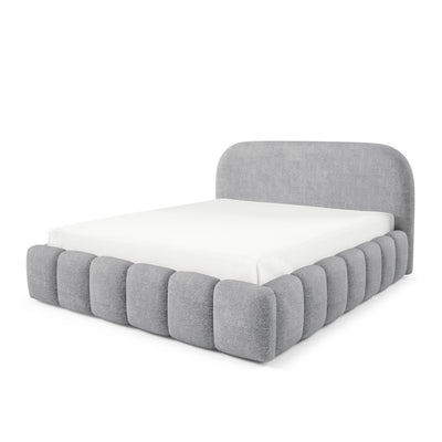 Łóżko tapicerowane Tegell z pojemnikiem w stylu modern soft, tkanina Monte – zdjęcie 10