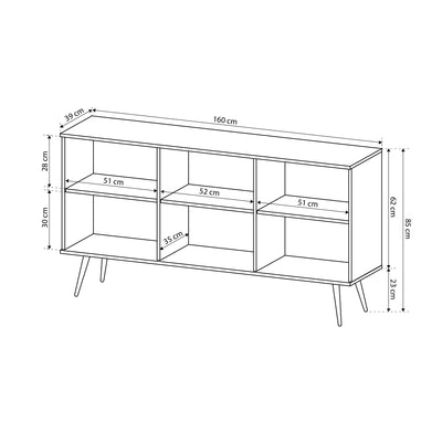 Komoda Meva 160x85 w stylu glamour – zdjęcie 6