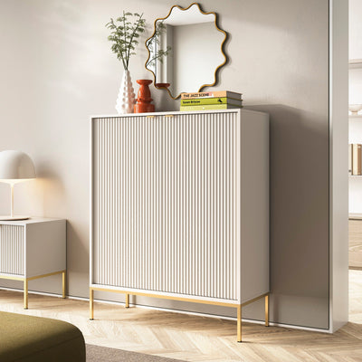 Roza Sideboard 104x125, Modern Style – in a room setting