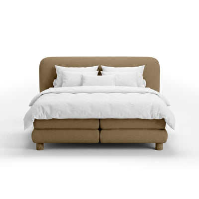 Portela Continental Divan Bed with a Rounded Headboard, Modern Organic Style – photo 26
