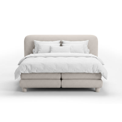 Portela Continental Divan Bed with a Rounded Headboard, Modern Organic Style – photo 33