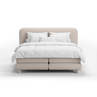 Portela Continental Divan Bed with a Rounded Headboard, Modern Organic Style – photo 22