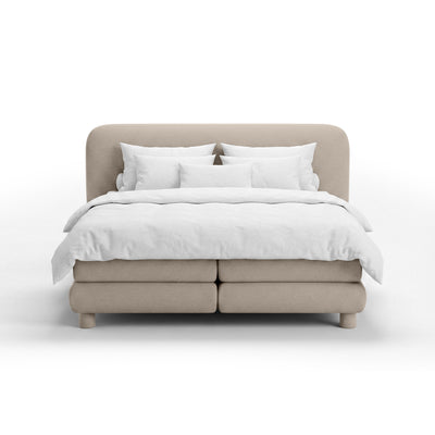 Portela Continental Divan Bed with a Rounded Headboard, Modern Organic Style – photo 24
