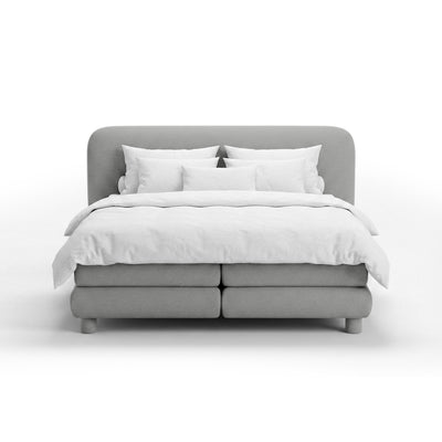 Portela Continental Divan Bed with a Rounded Headboard, Modern Organic Style – photo 13