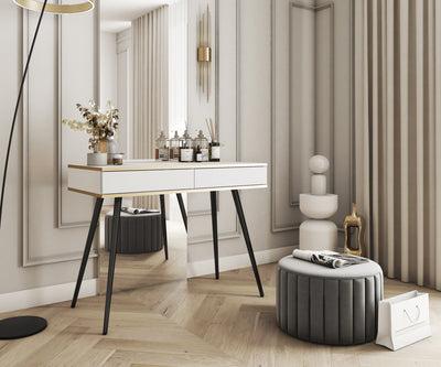 Meva Dressing Table 102x80 cm, Modern Classic Style – in a room setting