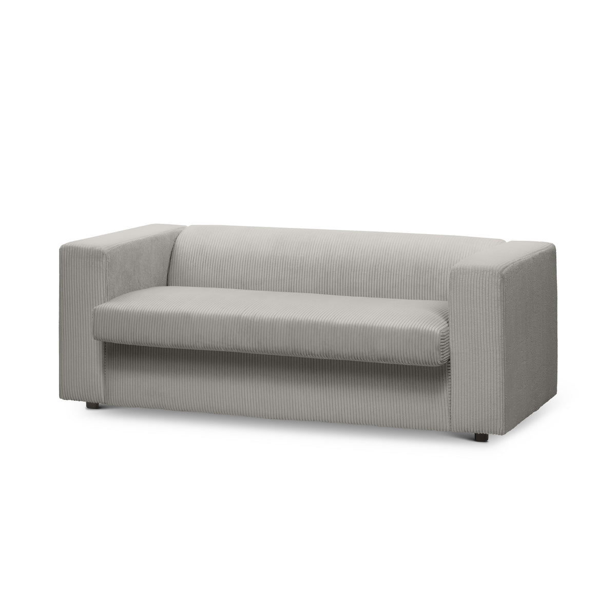 Sofa 2-osobowa z funkcją spania 174 cm | July Popielata Biel (POSO 110)