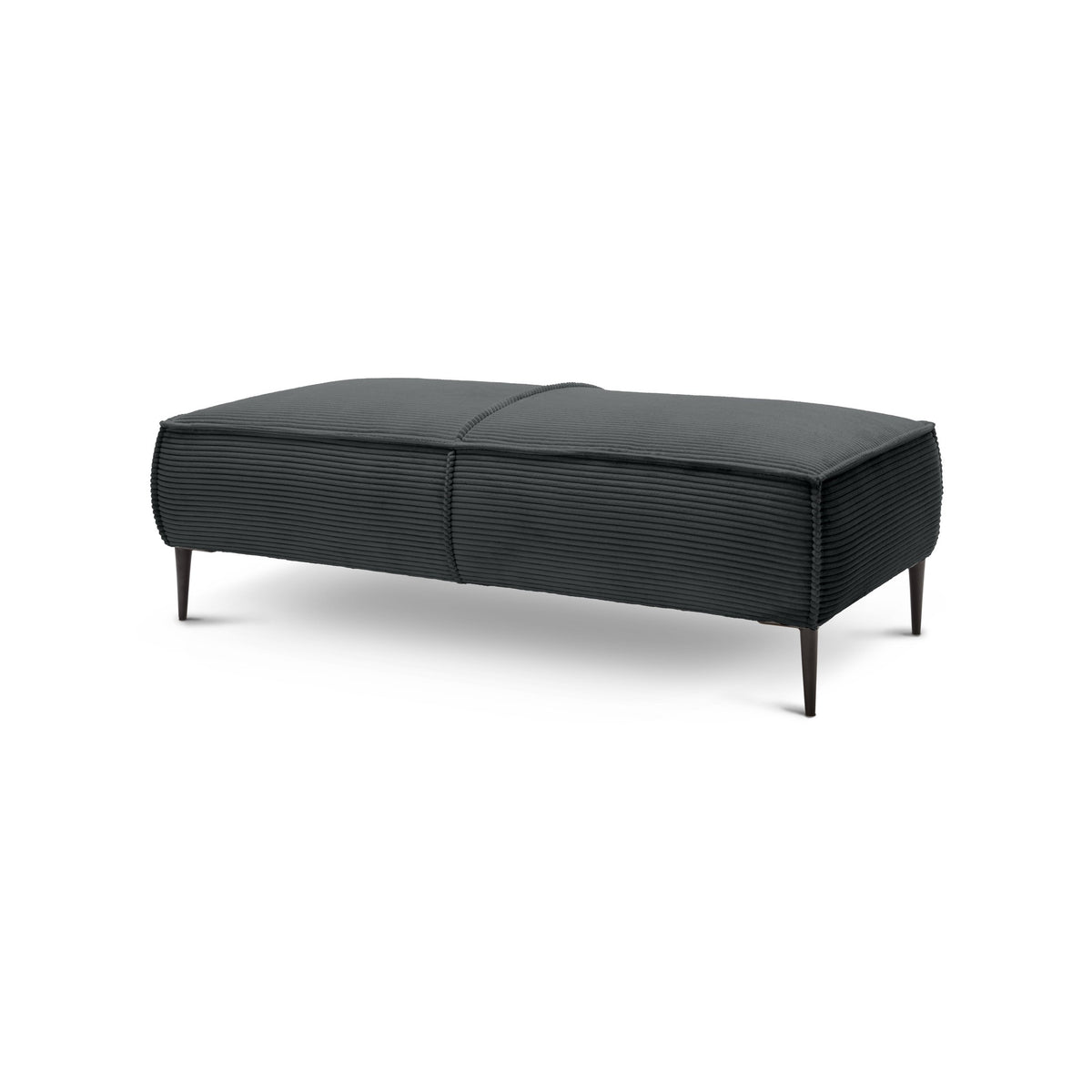 Pufa 140 cm do salonu w stylu modern | May Antracyt (POSO 34)