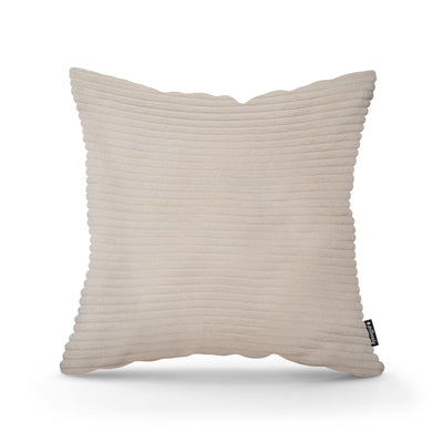 Poduszka dekoracyjna Szeroki Sztruks 45×45 cm w stylu scandi i boho – zdjęcie główne | Pillovely