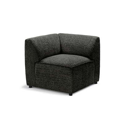 Sofa modułowa BRICK Moduł M Prawo Bazaltowy Popiół (BELLA 20)