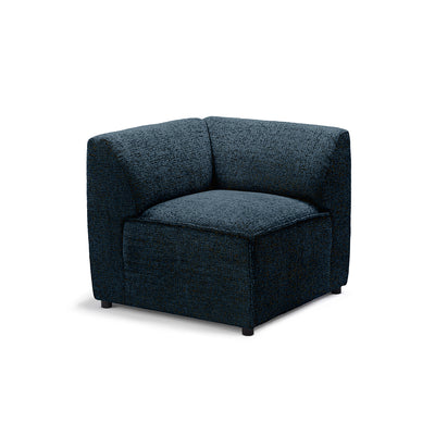 Sofa modułowa BRICK Moduł M Prawo Atramentowy Grafit (BELLA 30)