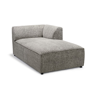 Sofa modułowa BRICK Moduł L Prawo Zgaszony Beż (BELLA 55)