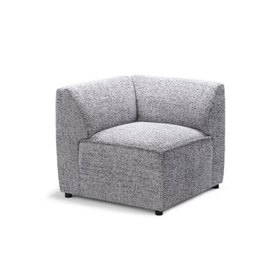 Sofa modułowa BRICK Moduł M Prawo Szary Mat (BELLA 65)