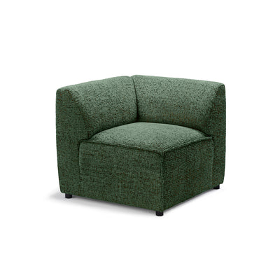 Sofa modułowa BRICK Moduł M Prawo Zielony Onyks (BELLA 80)